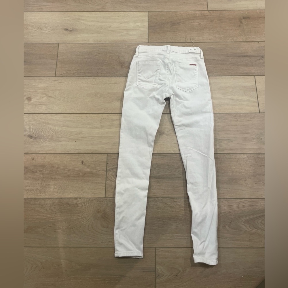 White Ultra-Skinny jeans brand: Hudson Jeans